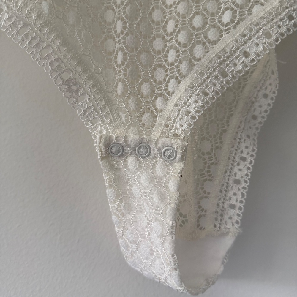 Intimissimi White Lace Bodysuit - Picture 3 of 6